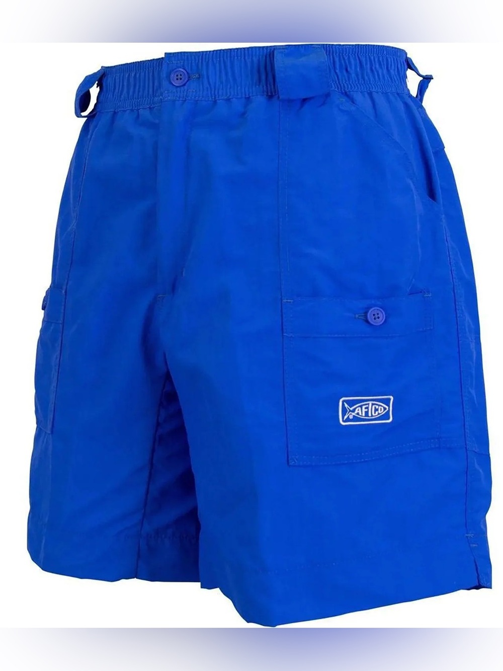 Aftco Men's Blue Cargo Performance  fishing Shorts